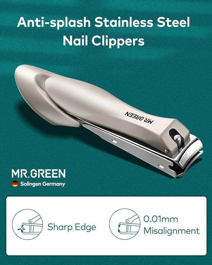 MR.GREEN Maniküre Set 9 in 1, Vollfunktion Höhere Qualität Nagelknipser Set, Professionelles Pedikür