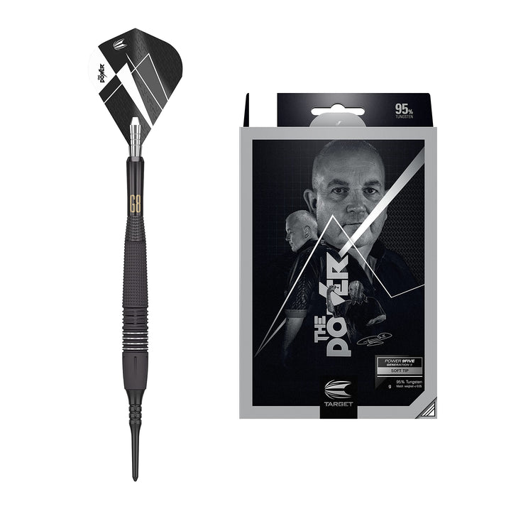 Target Darts Phil Taylor Power 9-Five 8. Gen. 95% Wolfram Softdarts-Set Dartpfeile 20G, 20G