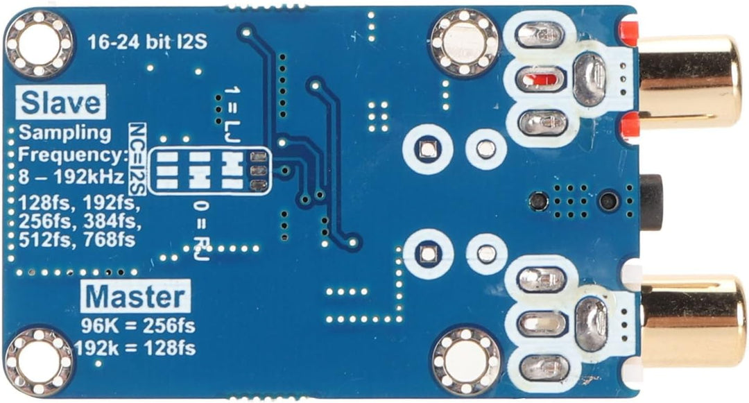 I2S ADC Card-Modul, Master-Slave-Modus, 24 Bit 192 K, 24 Bit 96 K, 24 Bit 48 K, 16 Bit 48 K, 3,5 Mm