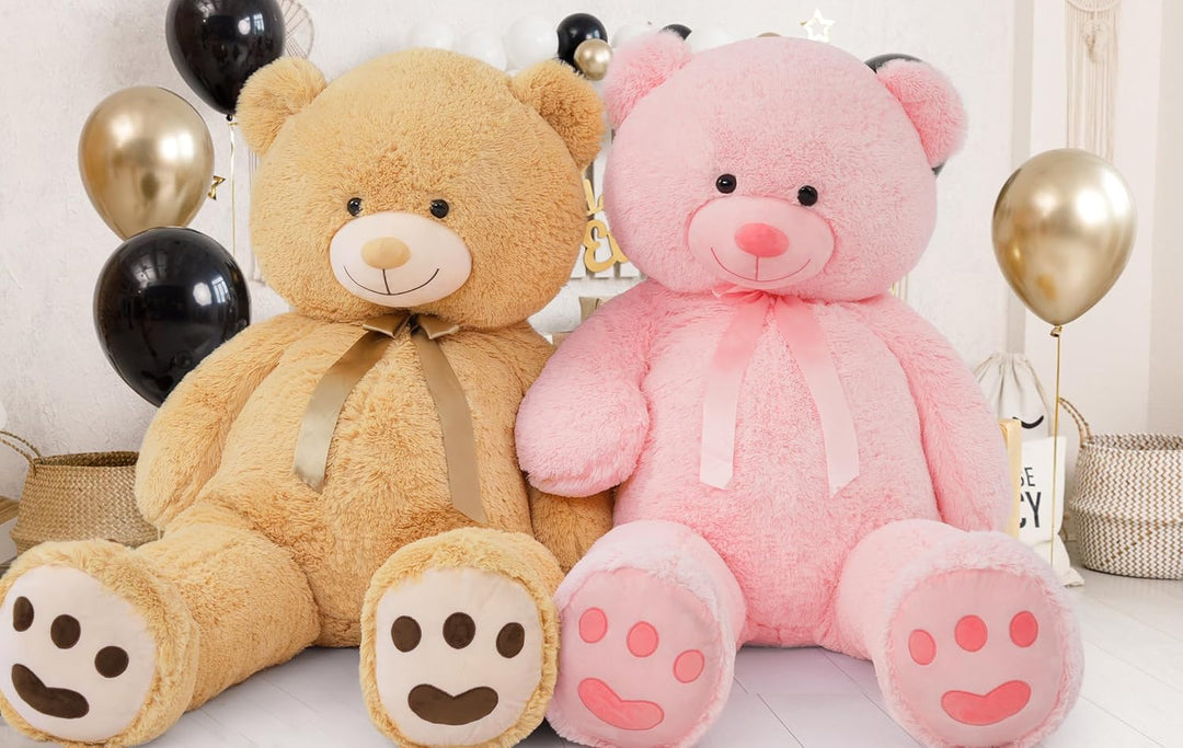 MorisMos 150cm riesen Teddy XXXL, weich gross teddybär XXL,süss kuschelbär plüschbär als Geschenk fü