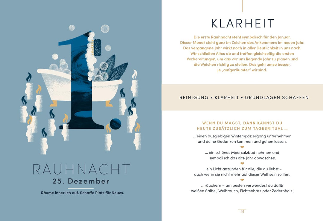 Rauhnächte – 12 Tage nur für dich: Klarheit schaffen, loslassen und Neues wagen, Gebundenes Buch