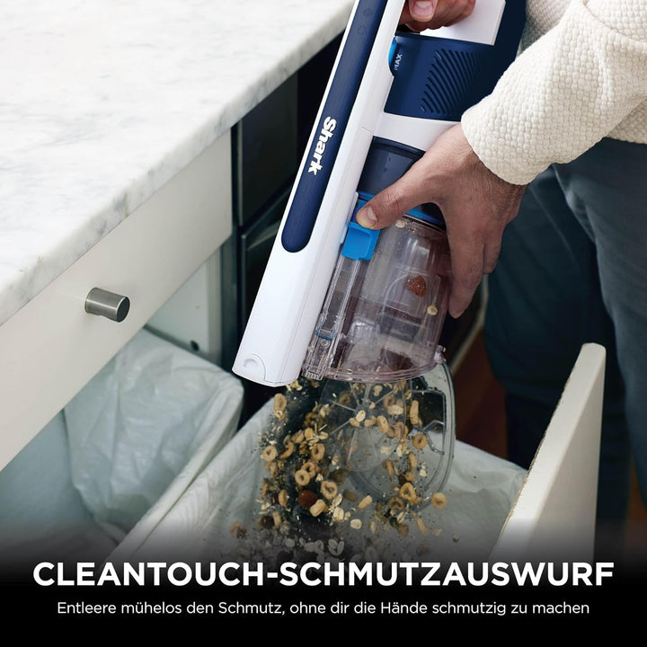 Shark PowerPro Akku-Staubsauger freistehend, bis 50 Min. Laufzeit, kabellos, beutellos, für Tierhaar