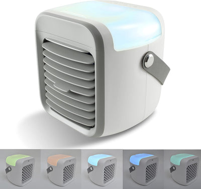 X4-LIFE Mobile Klimaanlage - Luftkühler Klimagerät für Büro, Zuhause, Home Office - mit Akku, 3 Modi
