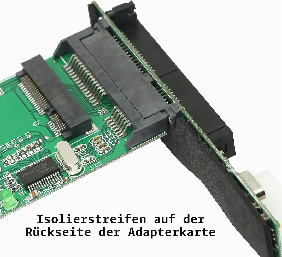 CERRXIAN SSD/SATA auf IDE Bridge Board, SATA zu PATA IDE Konverter, Plug&Play 7+15 Pin 3.5/2.5 HDD D
