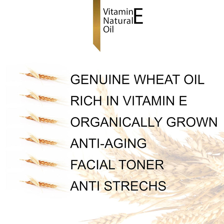 Veganes Vitamin E-Öl (Tocopherol) 500ml | Anti-Aging Gesichtspflege | Make-up-Entferner | Pflege für