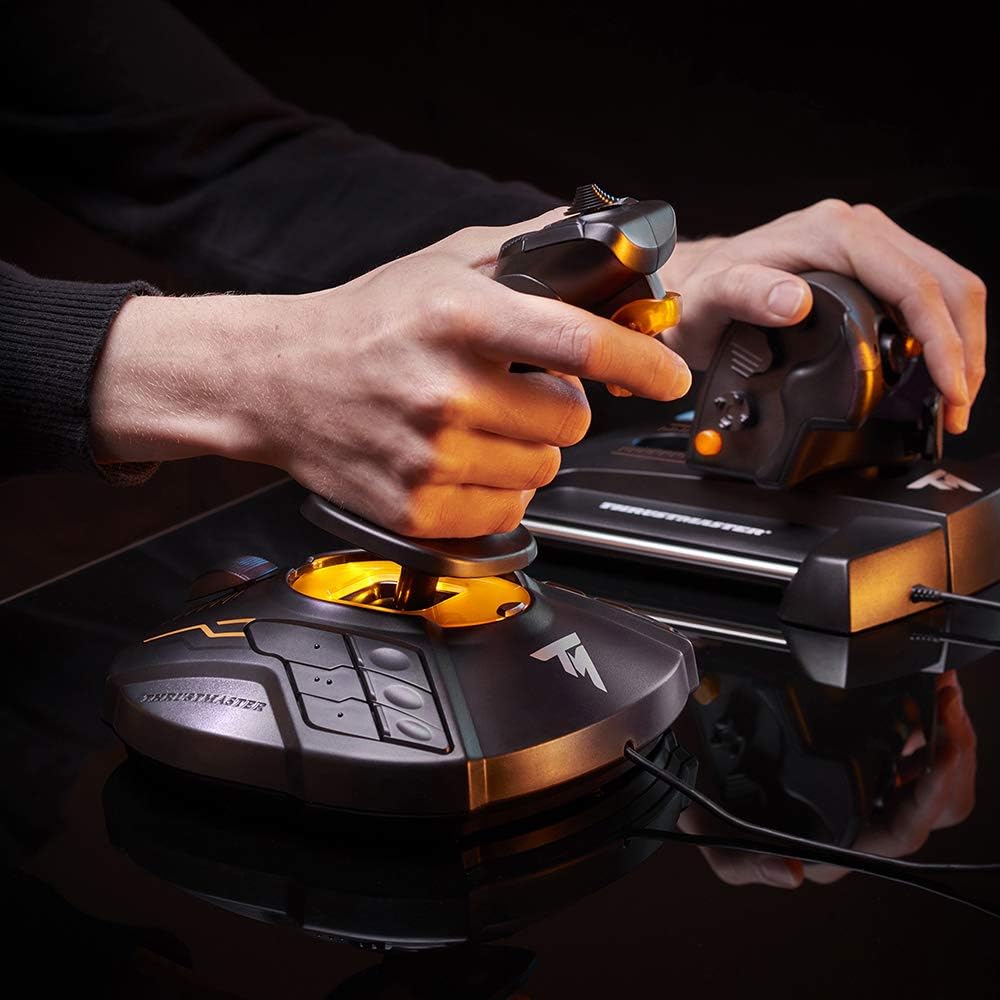 Thrustmaster T16000M FCS Hotas - Präzisions-Joystick und Schubregler für PC - Ideal für Flugsimulati