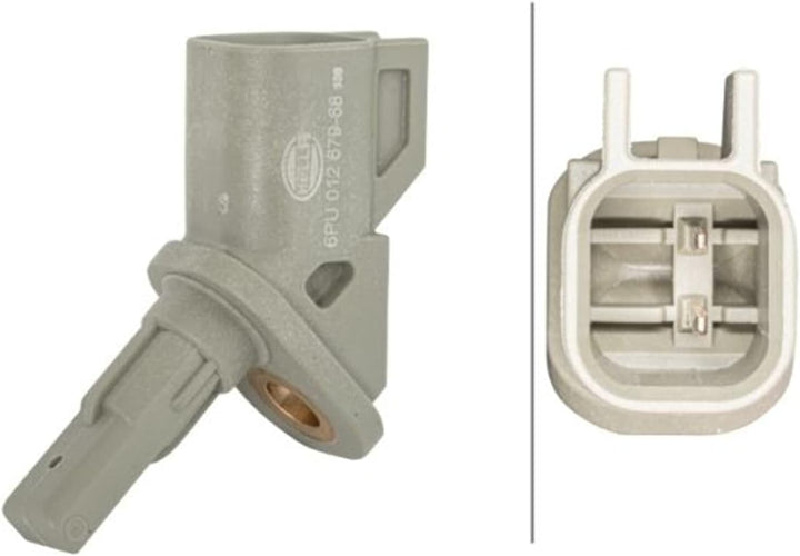 HELLA 6PU 012 679-681 Sensor, Raddrehzahl - 12V - 2-polig - Vorderachse rechts - ohne Kabel