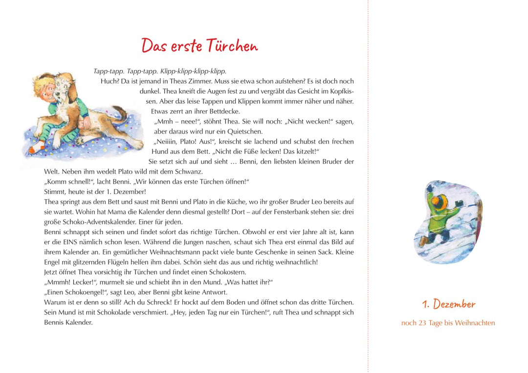 Weihnachten auf dem Ponyhof: Ein Adventskalender zum Vorlesen und Selberlesen (Adventskalender mit G