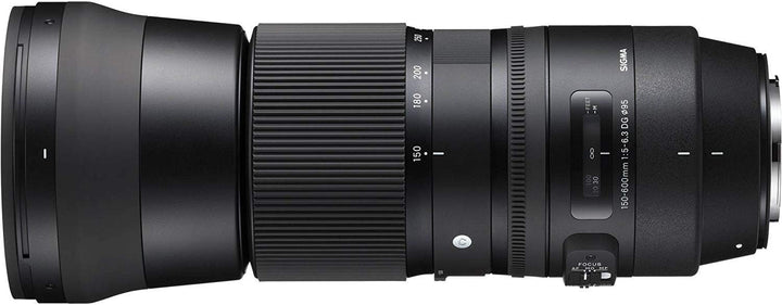 Sigma 150-600mm F5,0-6,3 DG OS HSM Contemporary Objektiv für Canon EF Objektivbajonett für Canon Sin