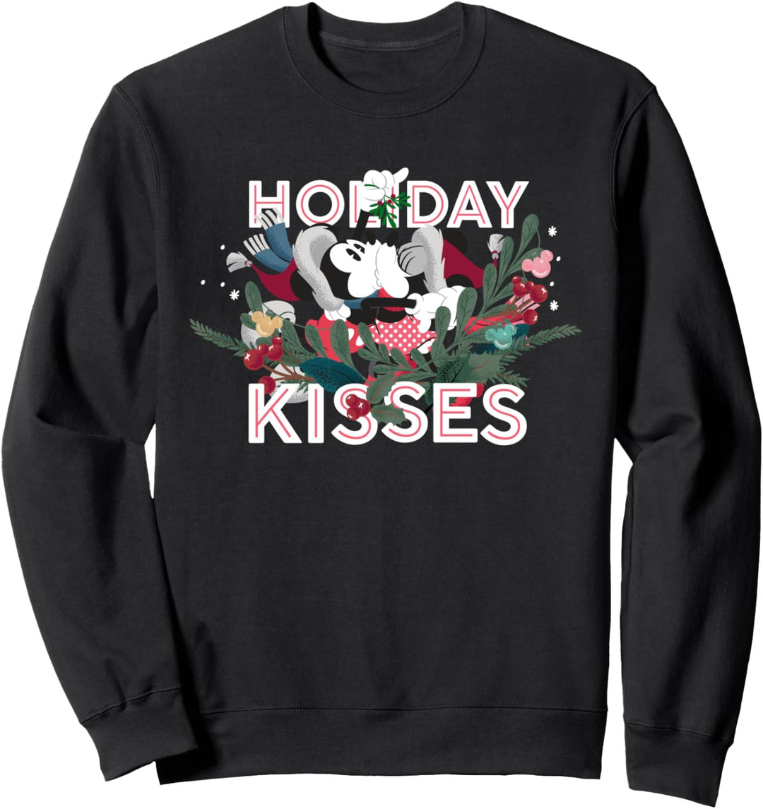 Disney Mickey and Minnie Mouse Holiday Kisses Sweatshirt