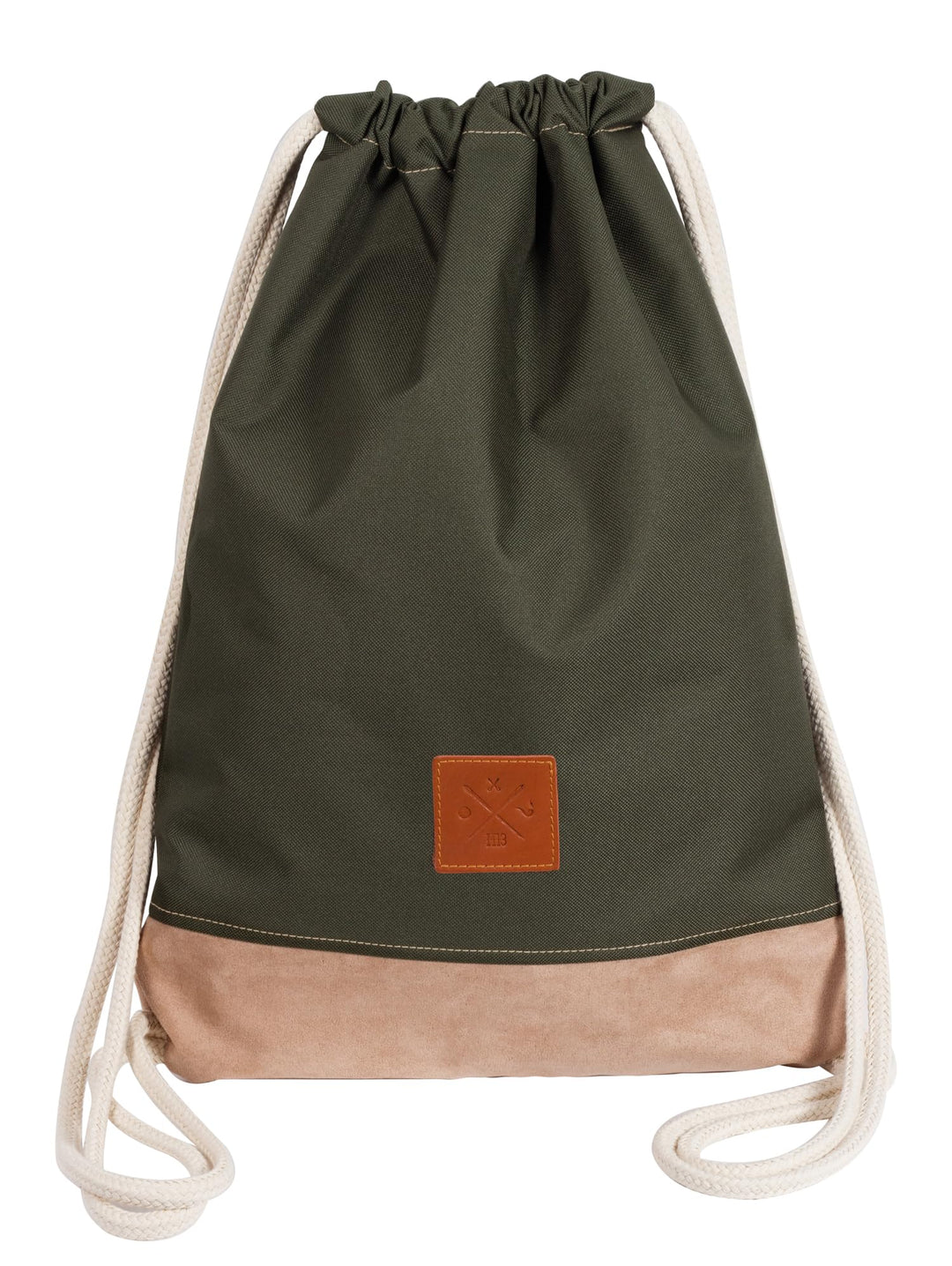Manufaktur13 Dazzle Wood Sports Bag - Oxford/Alcantara Rucksack, Gym Bag, Turnbeutel, Sportbeutel, B