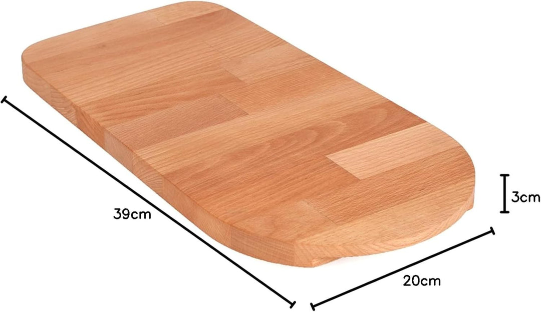 GZ Design Premium Gleitbrett für Kenwood Coocking Chef XL Zubehör - Holz - Buche - Eiche - Made in G