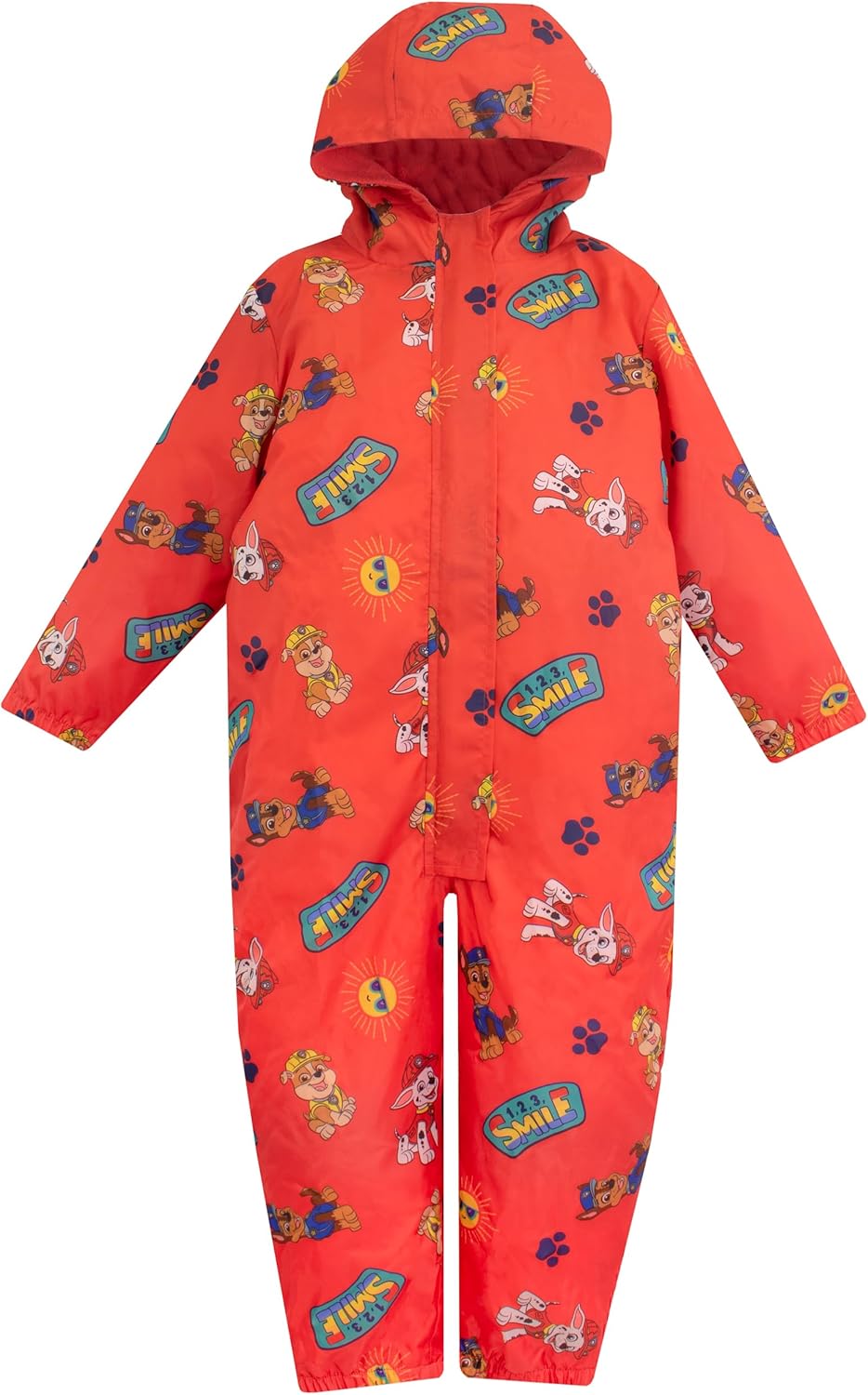PAW PATROL Regenanzug | Matschanzug Jungen | Regenkleidung Kinder | Overall Für Jungs 2-3 Jahre Rot,