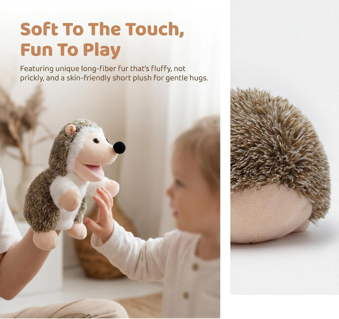 2026 Tierhandpuppen für Kinder,Kleinkind enthält Wolf,Tiger,Löwe,AFFE und bewegliche offene Münder,p