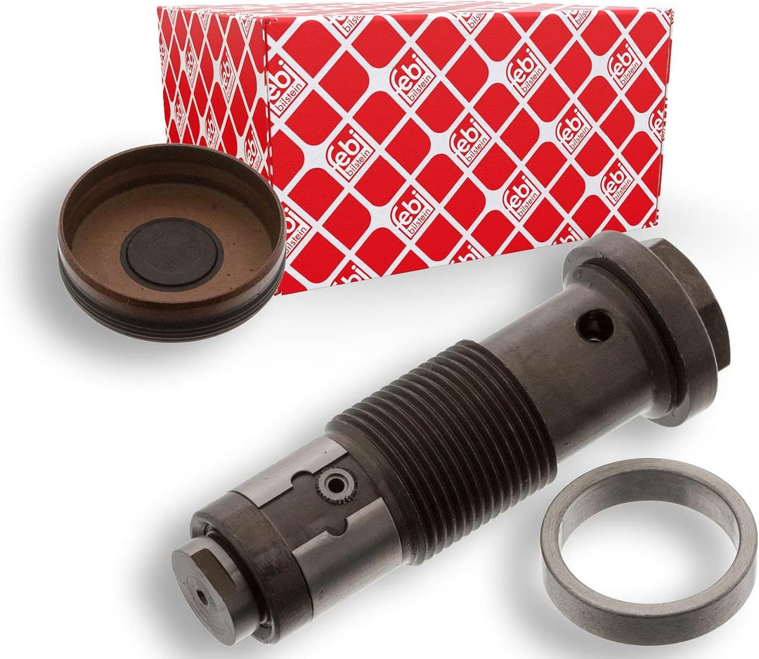 febi bilstein 46373 Kettenspanner für Steuerkette, mit Verschlussdeckel , 1 Stück