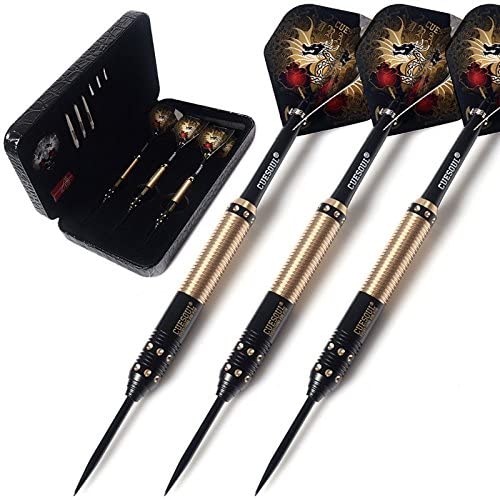 CUESOUL Dragon Deluxe Messing Steel Dartpfeile, 21 Gramm F2305 21 Grams, F2305 21 Grams