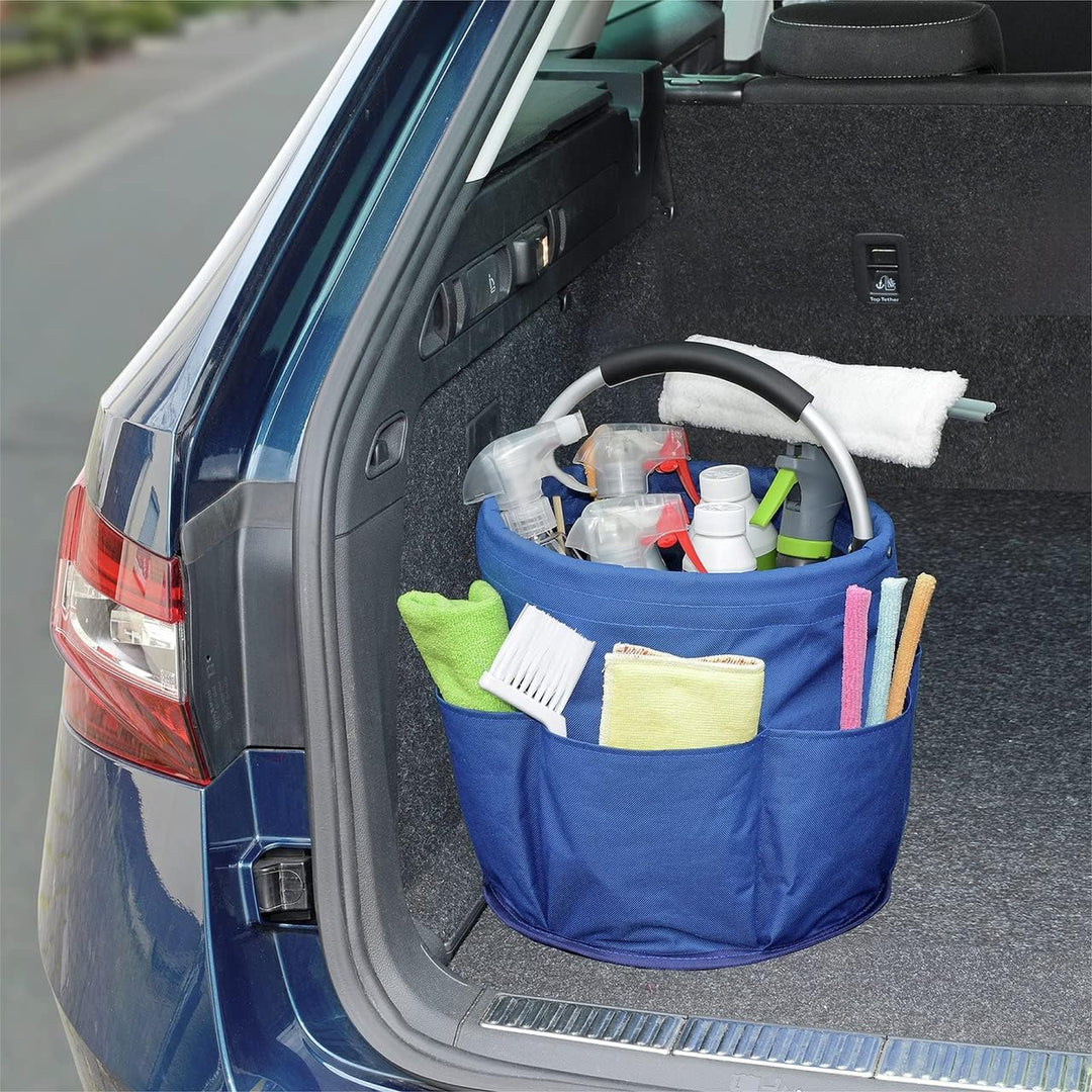 Maximex Reinigungs Caddy, 2er Set, Putztasche mit 6 Aussenfächern, 16 l Hauptfach, Organizer für Put
