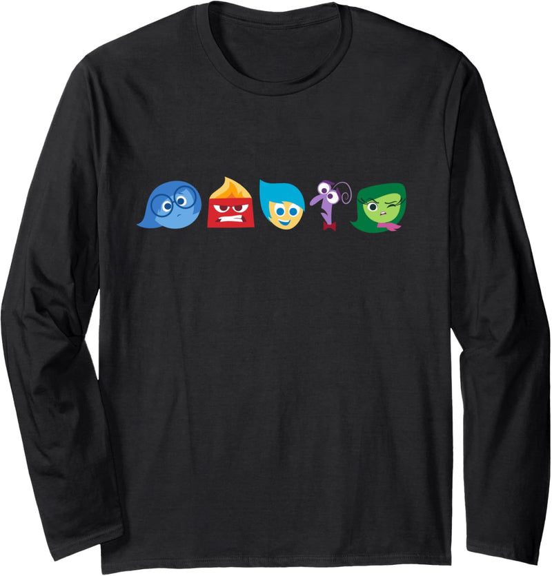 Disney Pixar Inside Out Feelings Character Langarmshirt