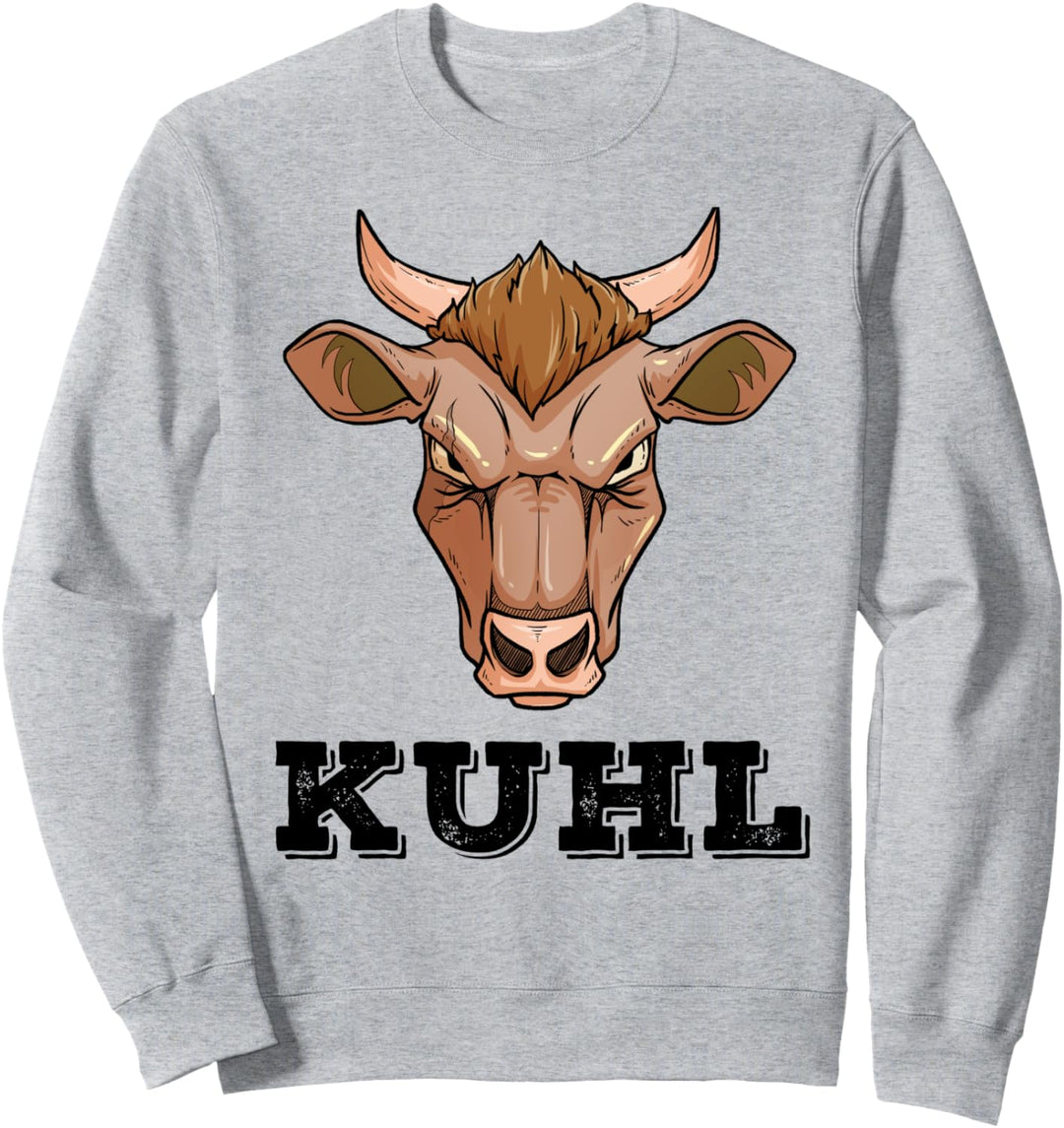 Landwirt Bauer Kuh Kühe Landwirtschaft Lustiger Spruch Kuhl Sweatshirt