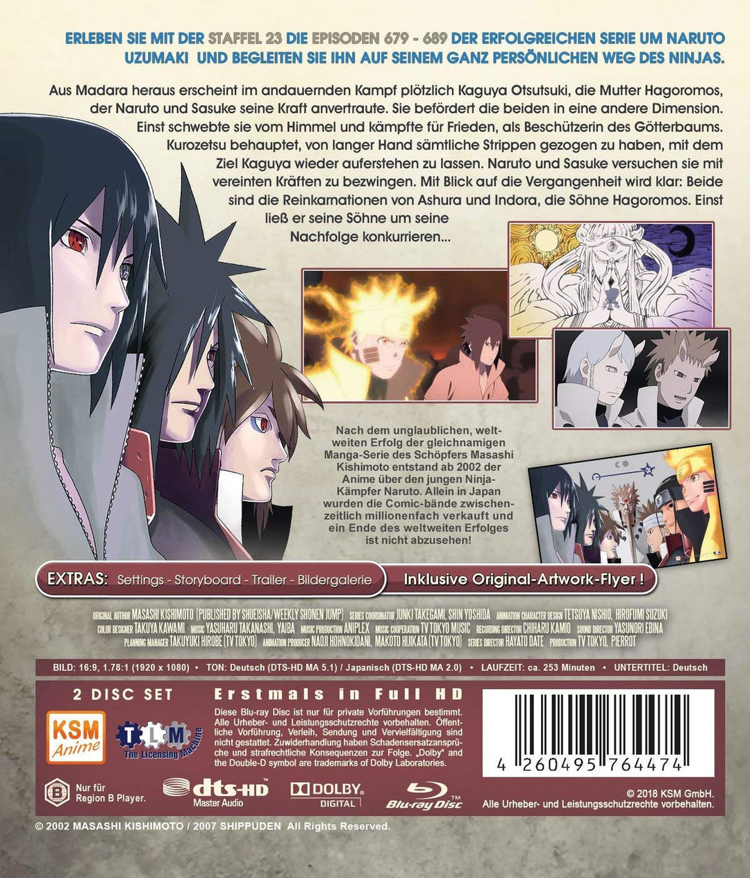 Naruto Shippuden - Staffel 23: Der Ursprung des Ninshu - Die zwei Seelen, Indora und Ashura (Folgen