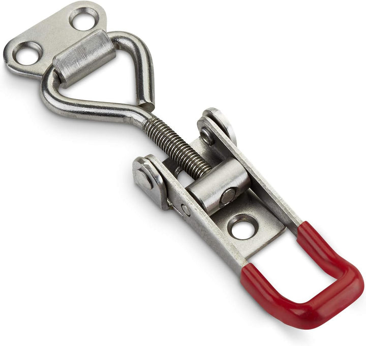 10er Set JUNKER Spannverschluss M5 (Haltekraft 165kg) Edelstahl SS304 verstellbare Halteklaue 10 Stü