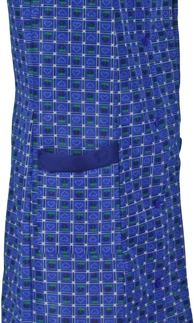 Kittel Schürze Dederon Nylon Kittelschürze versch. Farben 58 Design 1, 58 Design 1