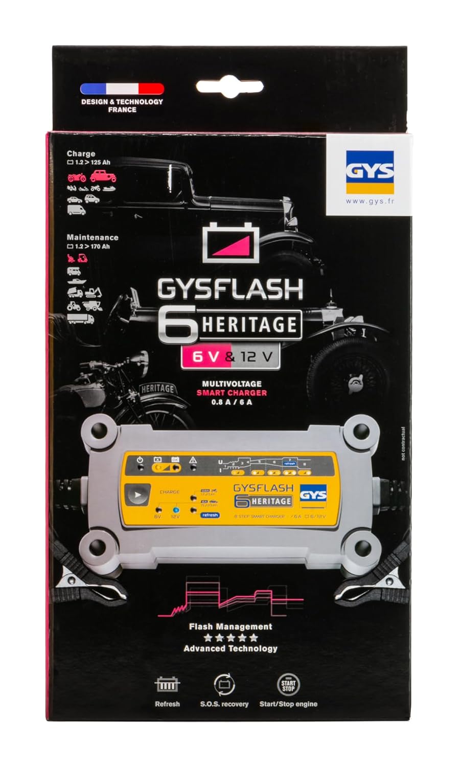 GYS 029538 Gysflash 6, 6 Heritage