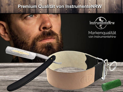 Rasier Set Herren Solingen Paste mit Rasiermesser Set Streichriemen von InstrumenteNrw mit Sitz in D