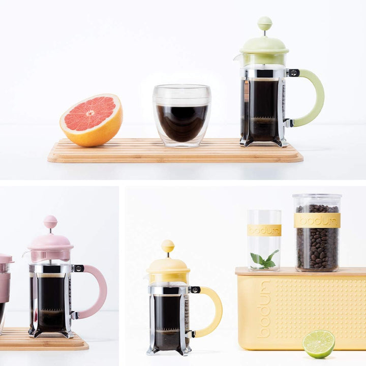 Bodum 1913-913 CAFFETTIERA Kaffeebereiter (French Press System, Permanent Edelstahlfilter, 0,35 lite