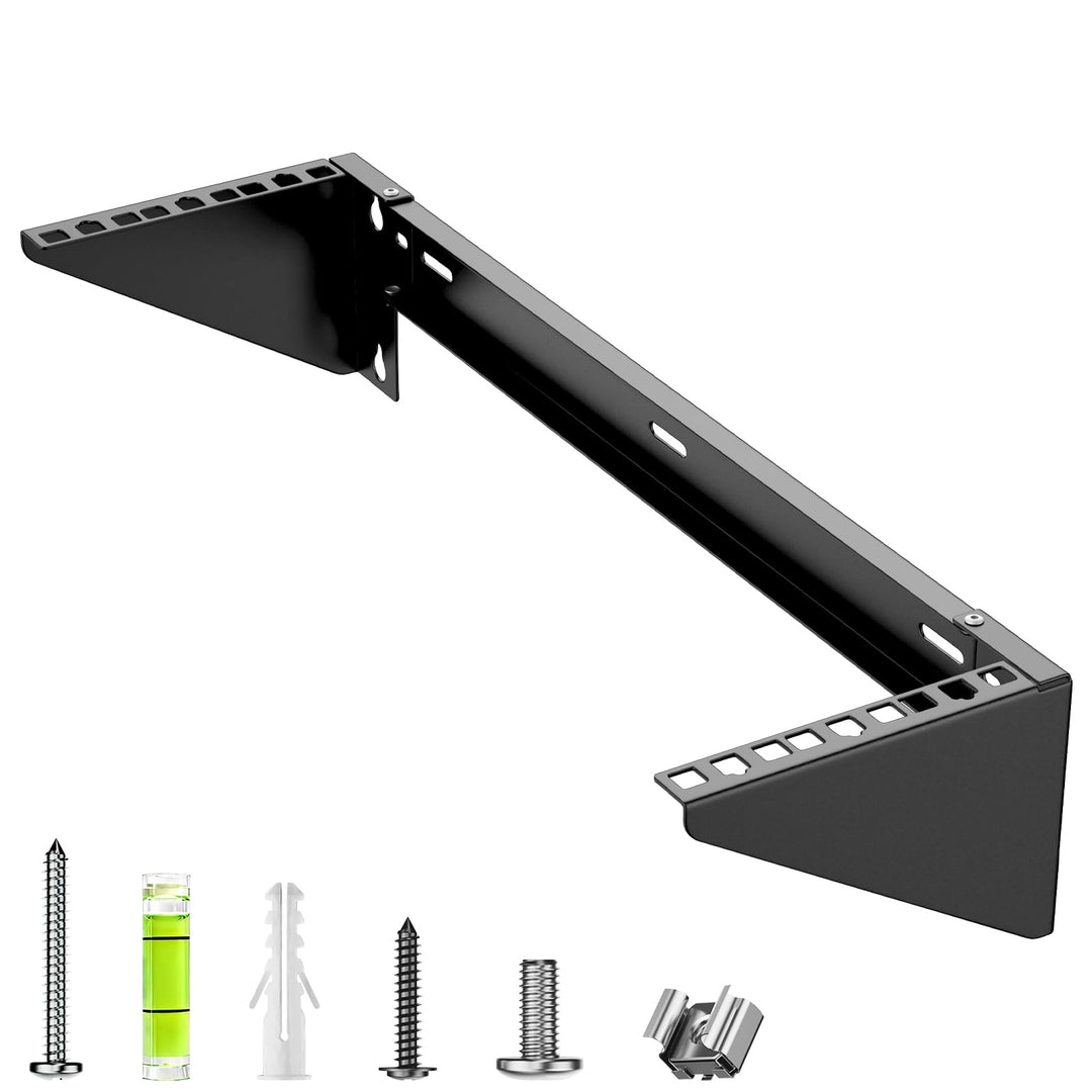 3HE 19 Zoll Wandhalterung Rack, Vertikale &amp; Untertisch Montage, Stahl Server Rack Halter für Netzwer