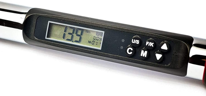 ACDelco ARM313-2A 1/4" Angle Digital Torque Wrench (1.5-30 Nm) with Buzzer, LED Flash Notification,