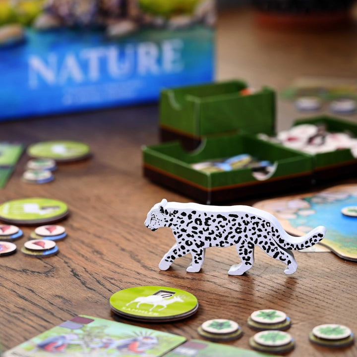HABA Nature – Spannendes Ökosystem Brett- und Kartenspiel – Strategisches Spiel für 2–4 Spieler mit