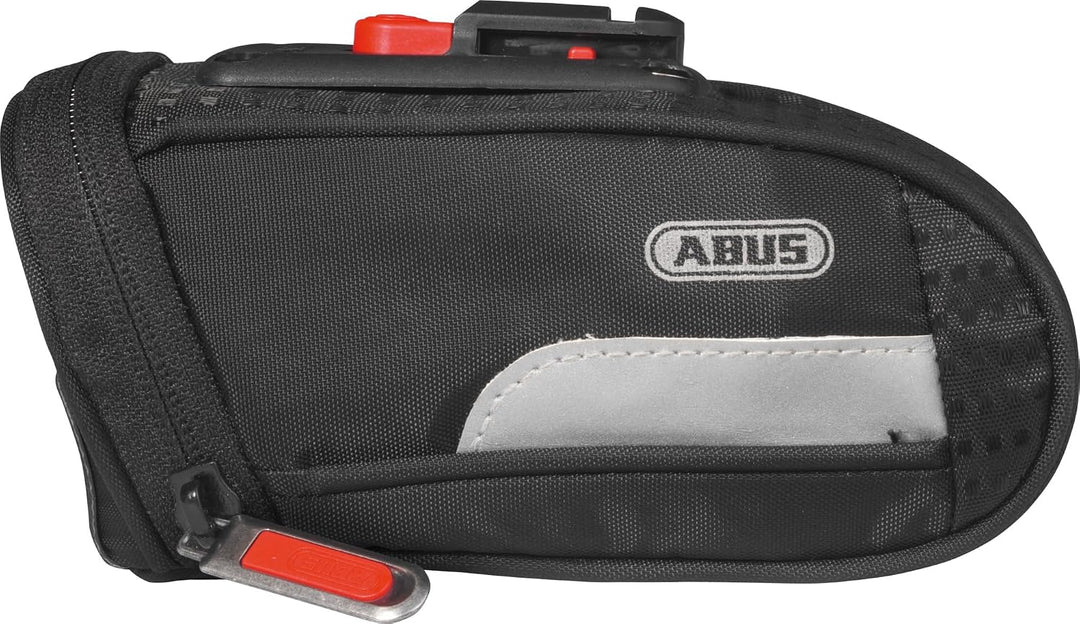 ABUS Satteltasche Oryde ST 2085 KF - Fahrradtasche mit Regenschutz - 145 mm x 75 mm - 0,7 Liter Fass