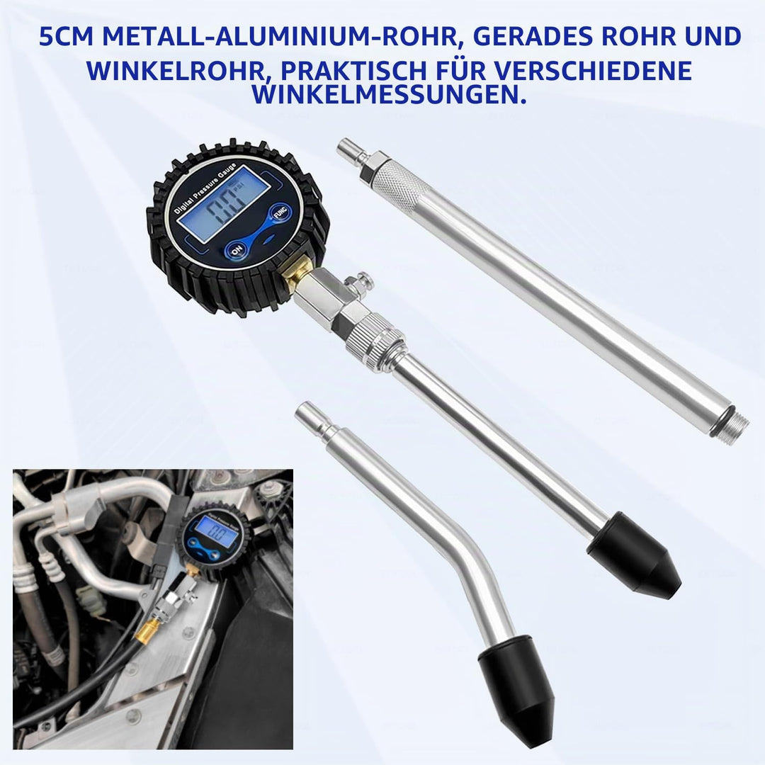 ZKTOOL Kfz-Kompressionstester, Digitales Kompressionsmessgerät 250 PSI, Motorzylinder-Kompressionste