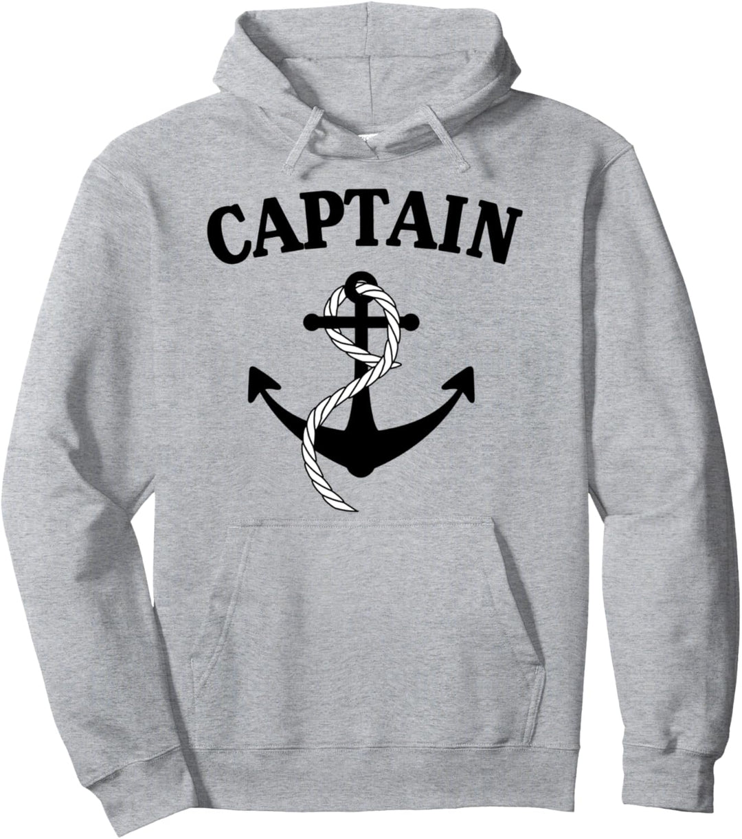 Ship Sea Boat Captain Pullover Hoodie