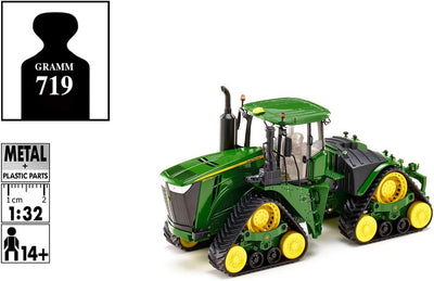 WIKING 077849 John Deere 9620RX Modelltraktor, 1:32, Metall/Kunststoff, Ab 14 Jahre, Viele Funktione