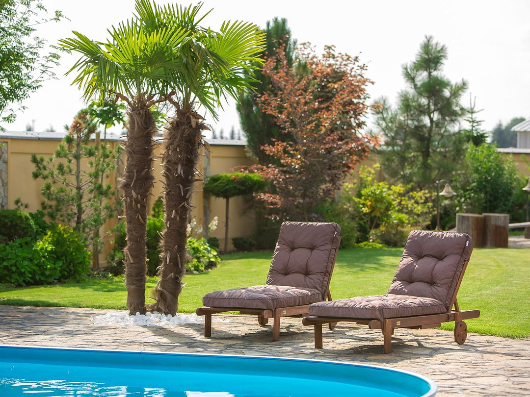 Liegenauflage, Auflage für Gartenliege 200 x 55 x 8 cm, Auflagen für Deckchair, Polsterauflage für S