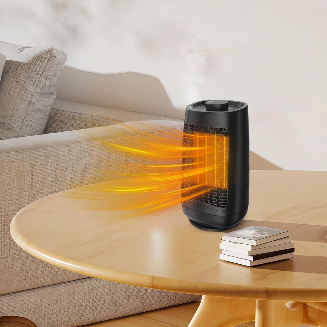GARDTECH Fan Heizgerät, 1500W Schnellheizraumheizung mit Schwenkfunktion, energiesparender Heizkörpe