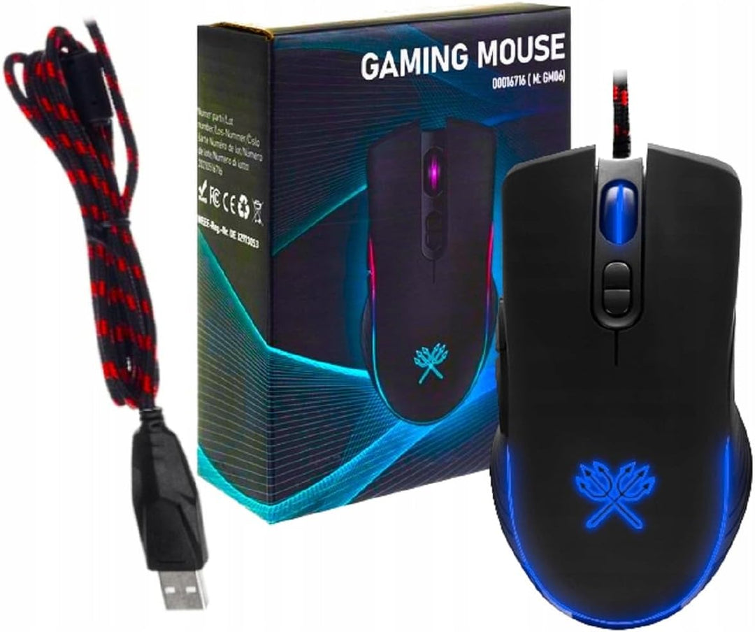 Gaming-Maus mit Kabel 7200 dpi und 7 programmierbaren Tasten