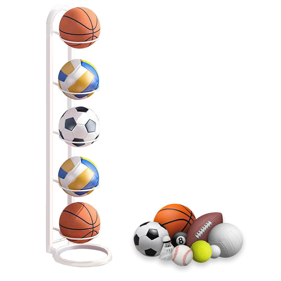 Ballständer, Ballregal, Vertikale Ballaufbewahrung, Ball Rack, Ball Display Ständer für Basketball,