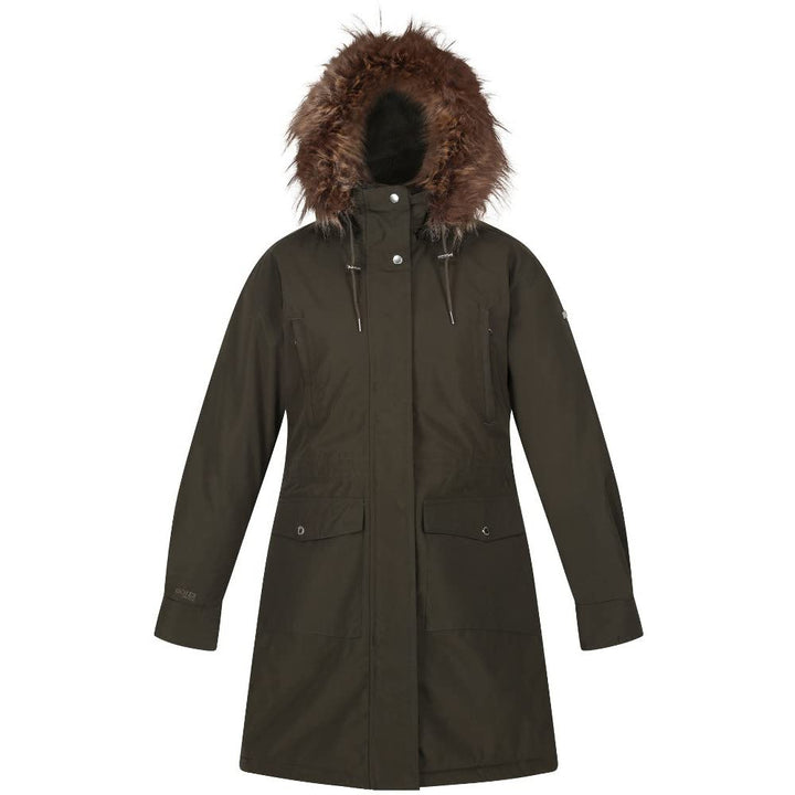Regatta Damen Shiloh Jackets Waterproof Insulated 40 Dark Khaki, 40 Dark Khaki