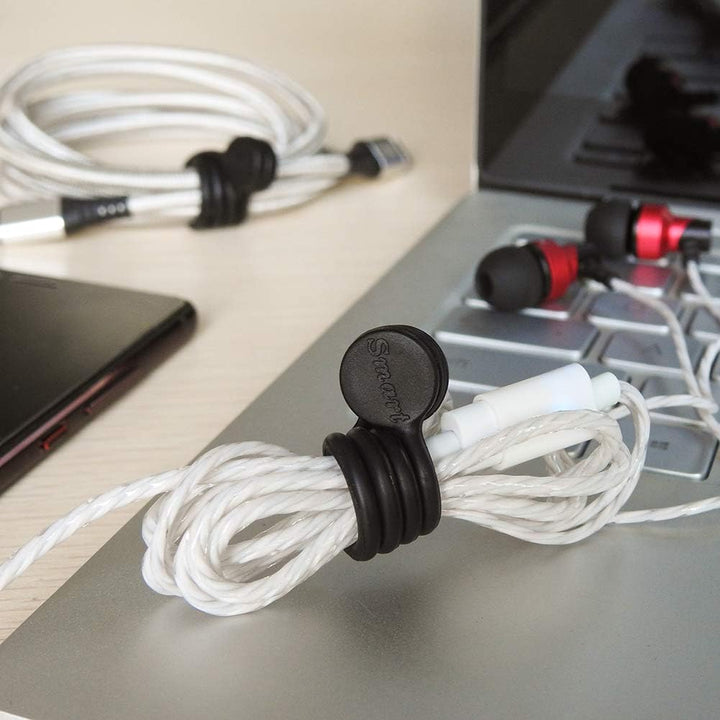 SMART&COOL Wiederverwendbare Magnetische Kabelbinder, Multifunktionale Silikon Magnet Kabelbinder fü