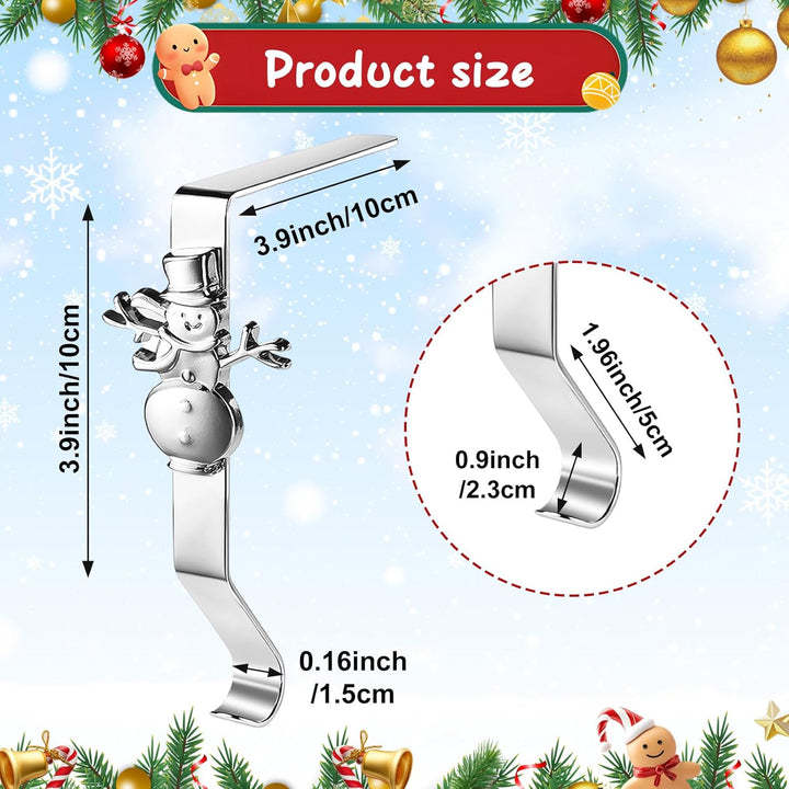 Molinter - 4 Stück Weihnachtsstrumpfhalter