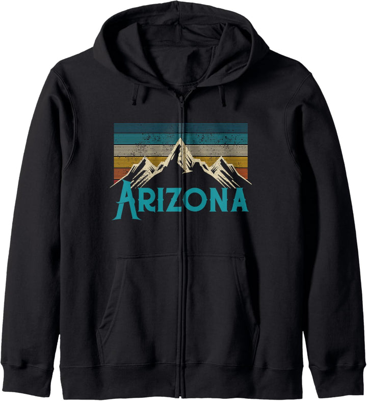 Arizona Vintage Berge USA Amerika Souvenir Kapuzenjacke