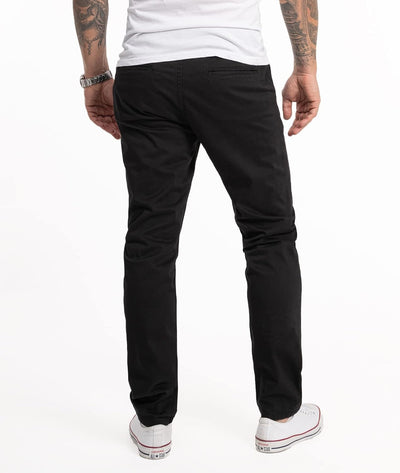 Indumentum Chino Hose Basic Regular Fit IR-506 36W / 30L Schwarz, 36W / 30L Schwarz