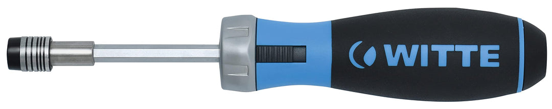 Witte Pro Bitdrive Ratchet Schraubendreher mit Ratsche (mit Bit-Magazin, Torx T10-40, Schnellwechsel