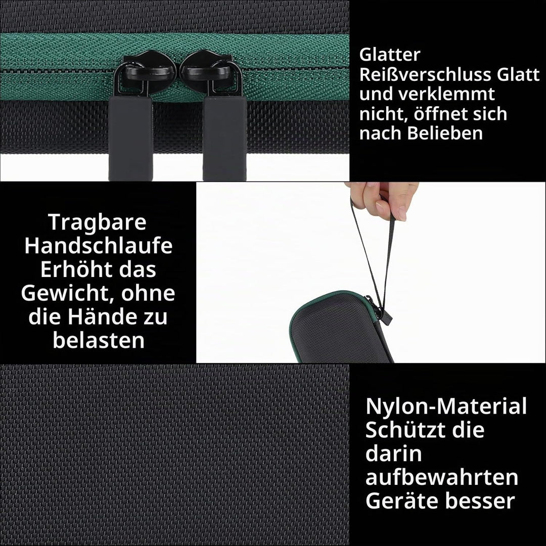 co2CREA Hart Tragbare Schutzhülle Etui Tasche für Bosch Akku Heissklebestift Gluey, Tragetasche komp