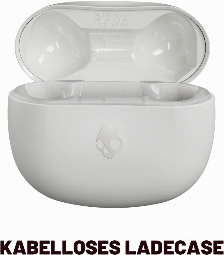 Skullcandy Rail ANC, In-Ear Wireless-Kopfhörer mit Noise Cancelling, 27 Std. Akkulaufzeit, Mikro, ko