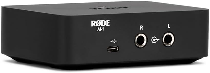 RØDE AI-1 - Studioqualität USB Audio Interface mit Neutrik™-Combo-Eingang für Musikproduktion, Strea