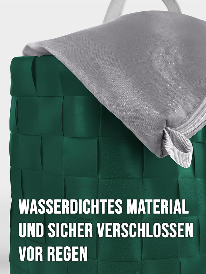 normani Grosser Einkaufskorb 25 L Shopper Einkaufstasche Strandtasche mit langen Henkel, Classic / B